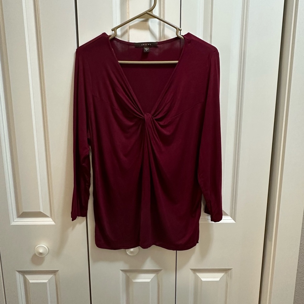Burgundy Women's Top